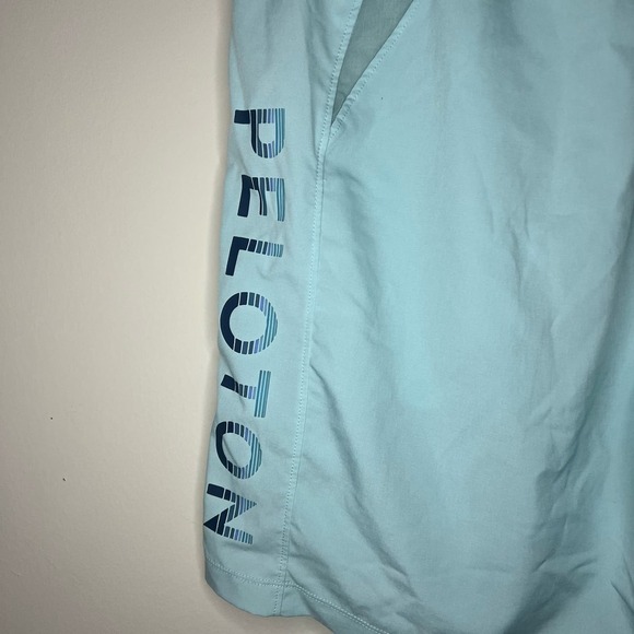 Men’s Peloton x Solfire Mint Green Blue Accelerate Athletic Shorts - Picture 4 of 10